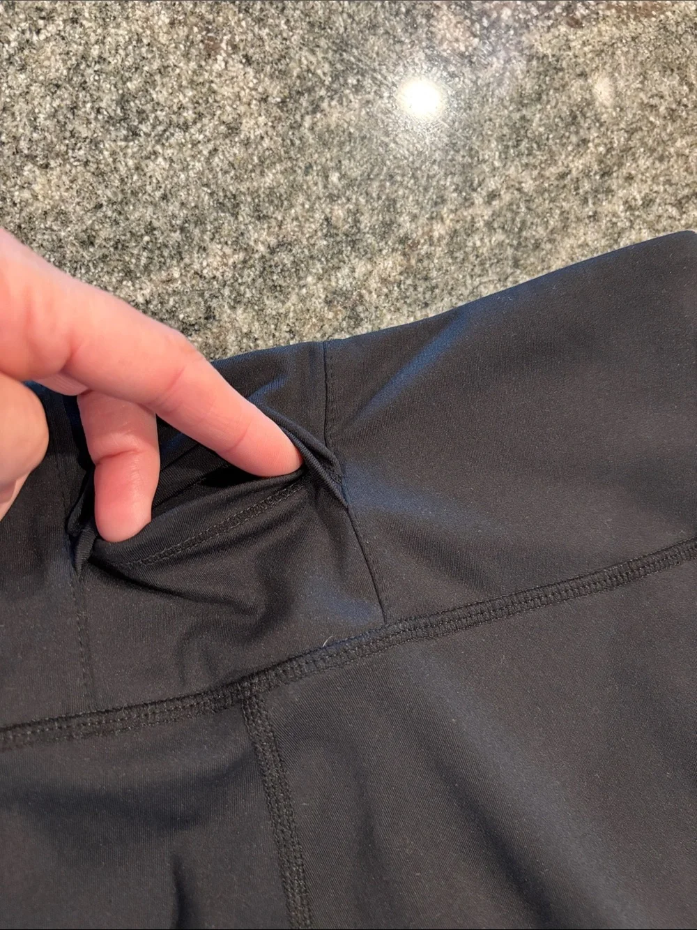 Women's Black Performance Bike Shorts with side pockets size large